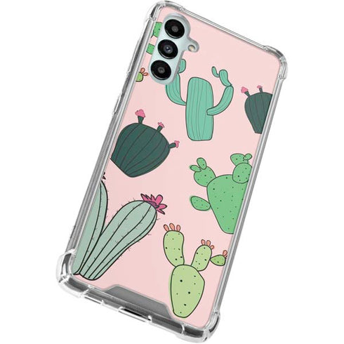 Cactus Print Galaxy A15 5G Clear Case